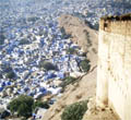 blick von der festung auf die blaue "bramanenstadt" jodhpur